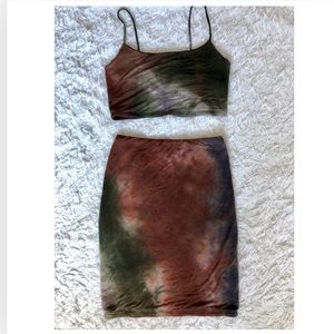 Tie dye two piece set